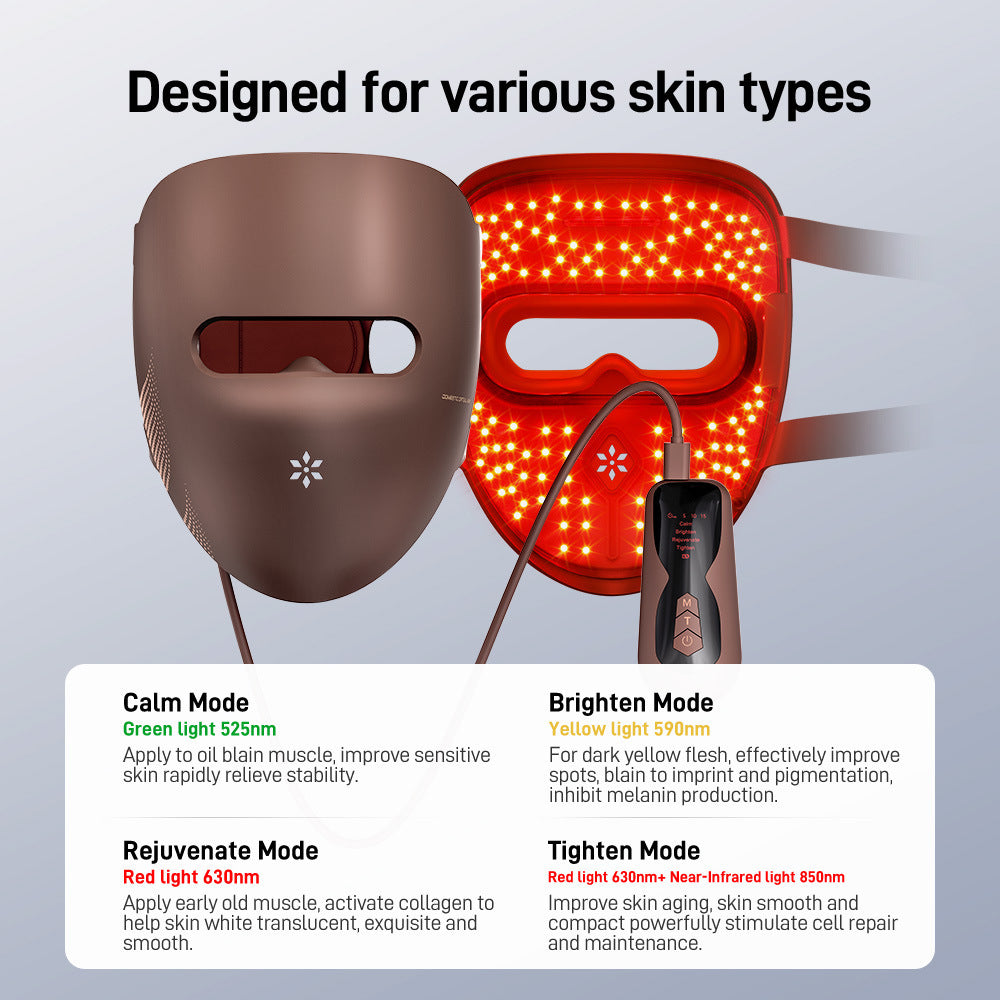 Velora Éclat 9D LED Light Therapy Facial Beauty Mask