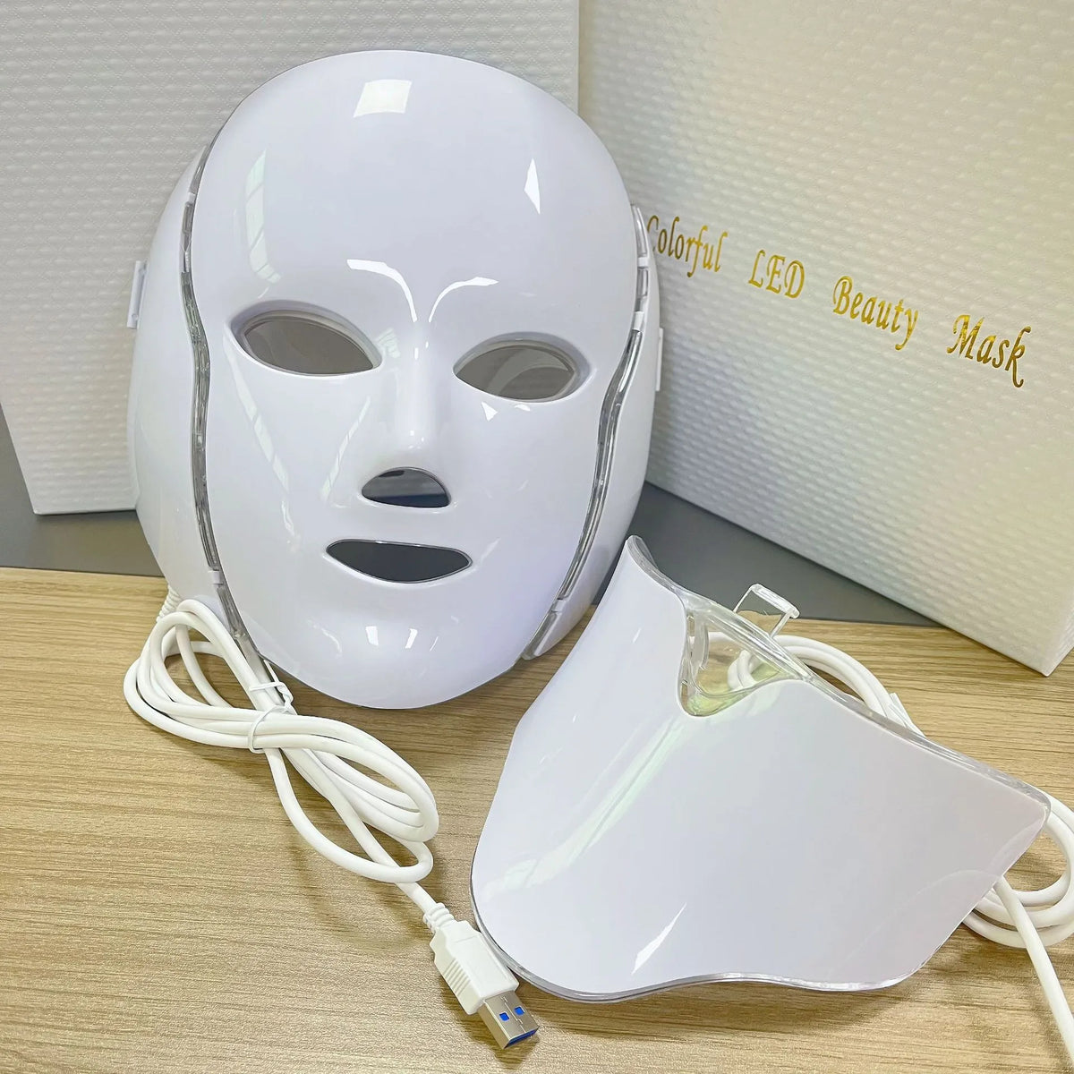 Velora Éclat Infrared LED Beauty Mask with Neck piece